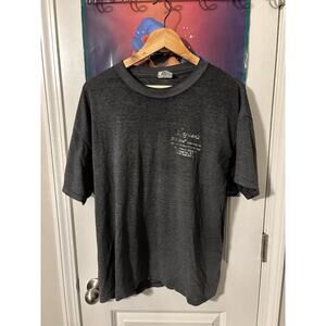 Vintage super faded thin Motorcycle Ride T-shirt grey special rare size n/a